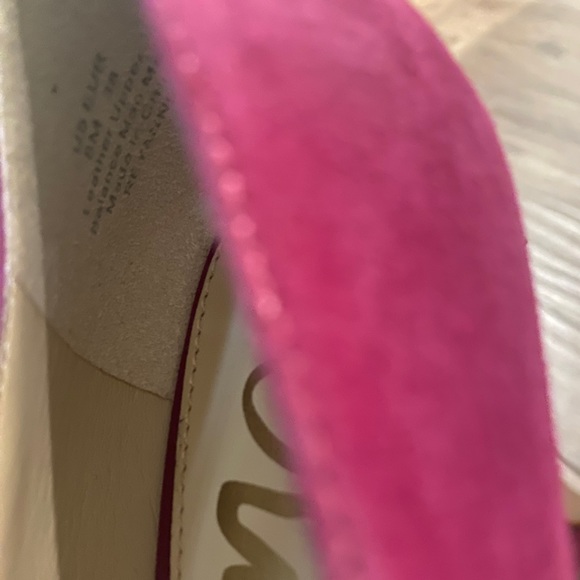 Sam Edelman Reyanne Pink Suede Flats Studded - Picture 5 of 10